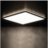 | Kanlux 31535 - LED stropné svietidlo AZPO LED/22W/230V 42x42 cm IP54 čierne | 31535