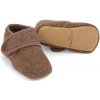 Detské Vlnené Papuče Melton Classic - Brown Veľkosť: 23/24