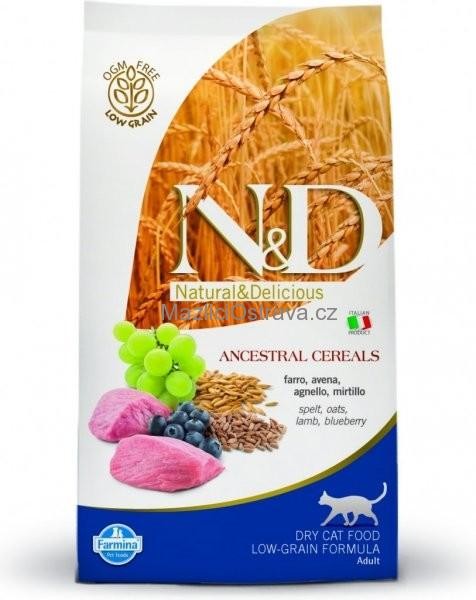 N&D Low Grain CAT Adult Lamb & Blueberry 2 x 10 kg