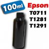 Atrament pre kazety Epson T0711 / T1281 / T1291 black 100ml