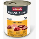 Krmivo pre psa ANIMONDA Gran Carno Fleisch Adult hovädzie + morka 6 x 0,8 kg