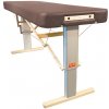 Prenosný elektrický masážny stôl Clap Tzu Linea Wellness Farba: PU - hnedá (meteor), Rozmery: 192x75cm, Doplnky: sieťové napájanie od 192*75 cm | 29 kg | 13 farieb