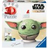 Ravensburger Spielverlag RAVENSBURGER 3D Puzzleball Star Wars: The Mandalorian Grogu s ušami 77 dielikov