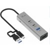 i-tec Universal Charging Metal HUB 2x USB-C + 2x USB-A Port, PD 85W (CAHUBMETAL2A2CPD)