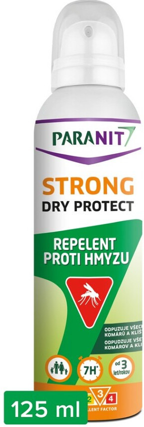 Paranit Strong Dry Protect repelent proti hmyzu 125 ml od 3,79 € -  Heureka.sk