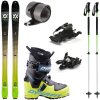 Skialpinistický set Volkl Rise 80 s pásmi a viazaním Marker Alpinist 8 + lyžiarky Dynafit + palice