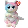 TY Beanie Bellies Cuddly Toy Cat Rainbow 15 cm