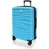 AVANCEA Škrupinový cestovný kufor DE33203 svetlo modrý M 66x44x29 cm