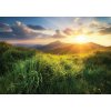 Donga Fototapeta vliesová: Východ slnka na horách - 416x254 cm