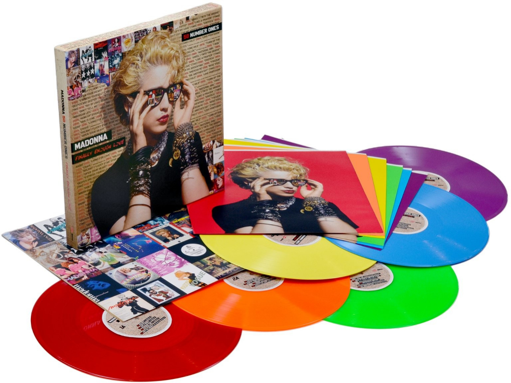 MADONNA - FINALLY ENOUGH LOVE: 50 NUMBER ONES - RAINBOW EDITION LP