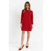 K148 Trapézové šaty - červené EU M