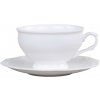 Chic Antique Porcelánová šálka s tanierikom s čipkou Provence lace - 12cm / 350ml - Chic Antique