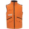 PAYPER MIG 2.0 001011-0051 / Celozapínacia zateplená vesta - orange/black M