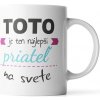 Sablio Hrnek Tohle je ten nejlepší přítel na světě - 200 ml - espresso
