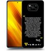 Picasee ULTIMATE CASE pro Xiaomi Poco X3 - Kazma - BUĎTE TROCHU YESMANI