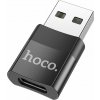 Adapter OTG HOCO UA17 z USB-C na USB konektor, černá
