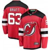 Fanatics Dres New Jersey Devils #63 Jesper Bratt Breakaway Alternate Jersey