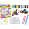 Lean Toys Magické vodné korálky – stavebné stroje