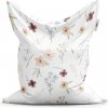 Sablio Sedací vak Romantické květy - 200x140 cm