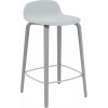 Muuto Barová stolička Visu 65 cm, grey/Steelcut Trio 105