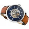 Fossil Pánske hodinky Townsman, mechanický automatický pohon, 48 mm strieborné