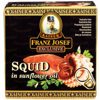 Kaiser Franz Josef Exclusive Kalmáre v slnečnicovom oleji 80 g