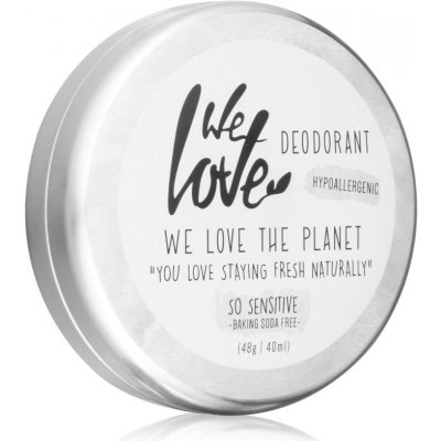 We Love The Planet You Love Staying Fresh Naturally So Sensitive organický krémový dezodorant pre citlivú pokožku 48 g