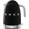 Rýchlovarná kanvica SMEG 50's Retro Style 1,7 l LED indikátor čierna (KLF04BLEU)