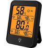 Teplomer LCD s vlhkomerom, podsvietený displej, čierny MC41 black