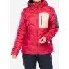 Bunda páperová dámska Peak Performance Helium Utility Down Hood Jacket - tech burgundy/peach fuzz