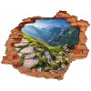 Samolepiaca diera nálepka betón Sunrise tatry 90x70 cm