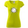 Baseball lopta v triku - Dámske tričko Pure - L ( Limetková )