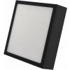 EMOS SK s.r.o. Lighting LED prisadené svietidlo, štvorec, čierne, 12,5W, CCT - ZM6333