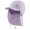 STERNTALER Čiapka so šiltom a ochranou krku organická bavlna UV 50+ lila dievča-43 cm-5-6 m
