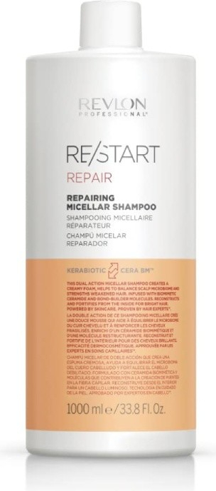 Revlon Professional Re/Start Repair Repairing Micellar Shampoo micelární šampon pro posílení vlasů 1000 ml