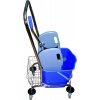 Vozík upratovací chróm 1x23L preklápací EKONÓMY