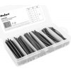 CABLETECH Zmršťovacie bužírky 10cm, čierne, 170ks