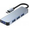 Adaptér Hub 4in1 Tech-protect V1 4xUSB sivý