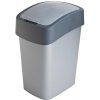 Curver Kôš Curver® PACIFIC FLIP BIN 25L, 34x26x47 cm, antracit/šedý, na odpad