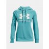 Under Armour Rival Fleece Logo Hoodie-BLU modrá