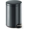 Durable Odolný kovový s pedálmi 20 l okrúhly, 341258 antracit