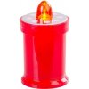 MagicHome Sviečka TG-18, LED, na hrob, červená, 11 cm, (súčasť balenia 2xAA)