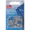PRYM Zatváracie špendlíky, 27 mm, strieborné farby, 16 ks