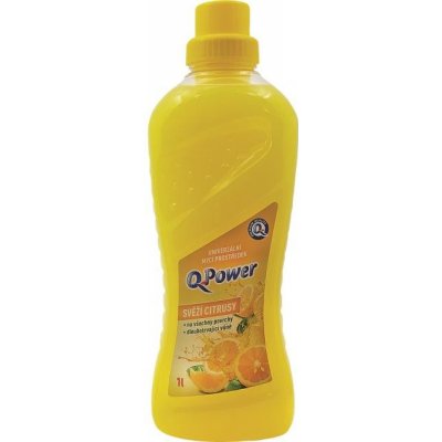 Q-Power UNI čistič na podlahy a povrchy 1 l - Svieže citrusy