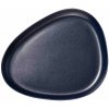 LIND DNA Servírovací tanier CURVE 35 cm, námornícka modrá, kamenina