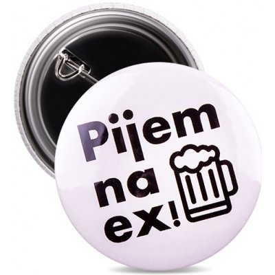 Odznak pijem na ex pivo