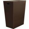 Sapho ECO PELLE kôš na prádlo 47x60x30cm, hnedá 2463DB