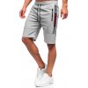 Sivé pánske teplákové šortky Bolf JX211