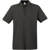 Fruit of the Loom Polokošile Premium Polo, krátký rukáv COT-163218a3705 2XL Grafitová světlá