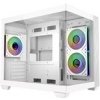 Cooler Master case Elite 481 Wood, ATX, Průhledná bočnice, 3x 120mm ARGB Fan, Bílá E481-WHNN-S00
